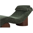 Meridian Furniture Marcella Green Polyester Chaise Lounge