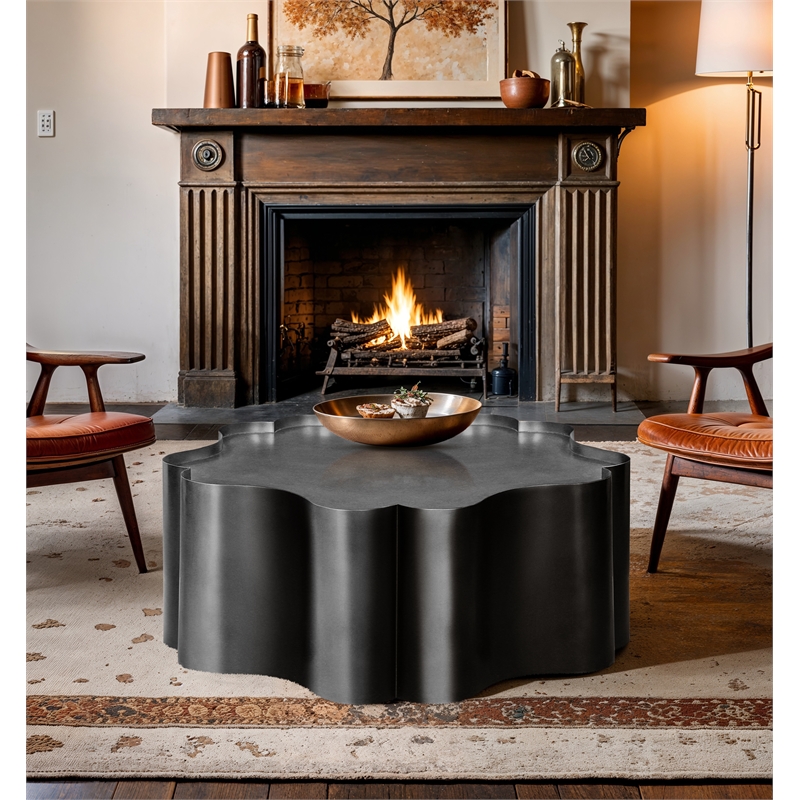 Meridian Furniture Eloise Black Iron Coffee Table