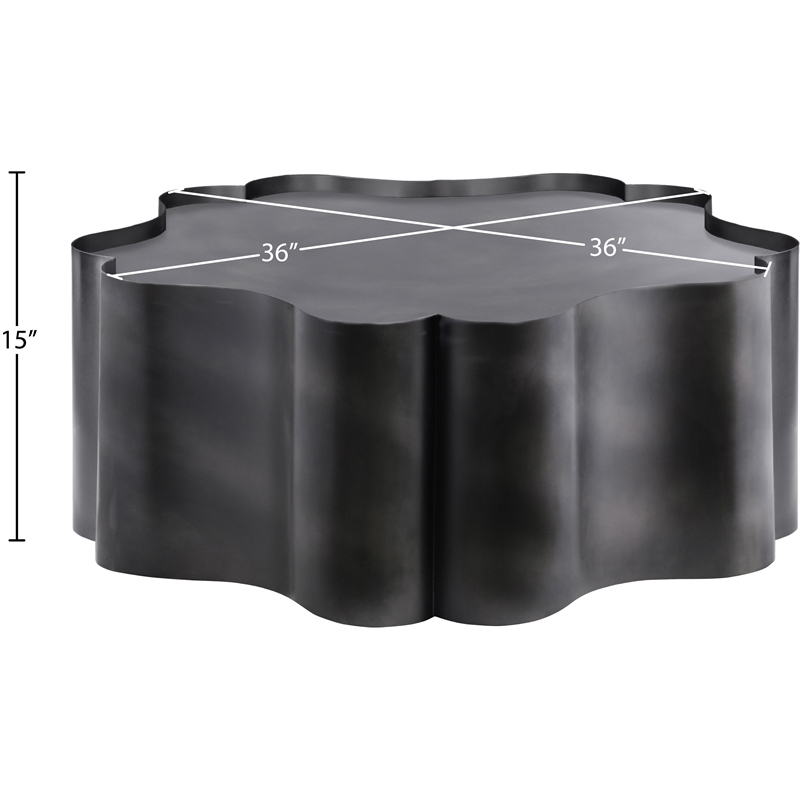 Meridian Furniture Eloise Black Iron Coffee Table