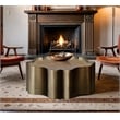 Meridian Furniture Eloise Brass Iron Coffee Table