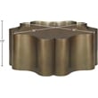 Meridian Furniture Eloise Brass Iron Coffee Table