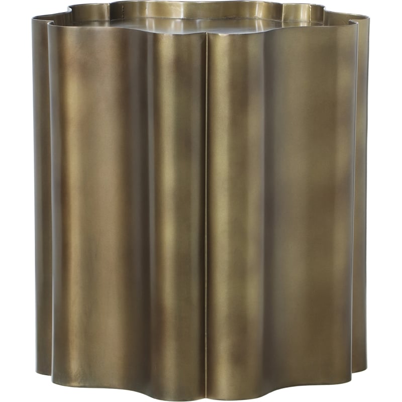 Meridian Furniture Eloise Brass Iron End Table