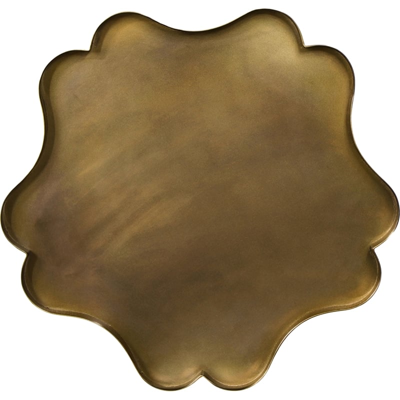 Meridian Furniture Eloise Brass Iron End Table