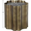 Meridian Furniture Eloise Brass Iron End Table