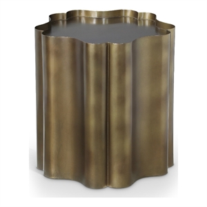 Meridian Furniture Eloise Brass Iron End Table