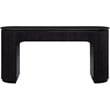Meridian Furniture Astrid Black Rubberwood Oak Veneer Desk