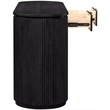 Meridian Furniture Astrid Black Rubberwood Oak Veneer Desk