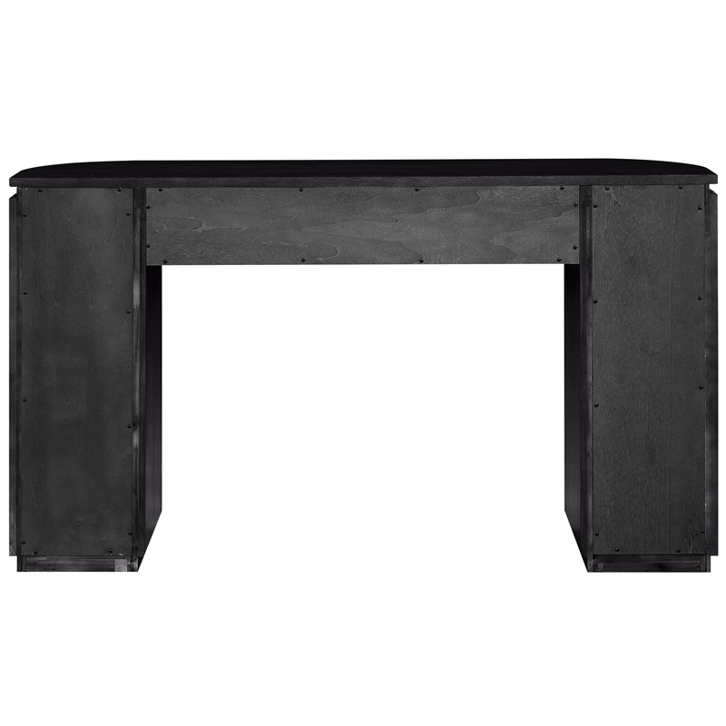 Meridian Furniture Astrid Black Rubberwood Oak Veneer Console Table