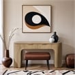 Meridian Furniture Astrid Natural Rubberwood Oak Veneer Desk