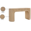Meridian Furniture Astrid Natural Rubberwood Oak Veneer Desk