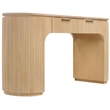 Meridian Furniture Astrid Natural Rubberwood Oak Veneer Desk