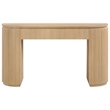 Meridian Furniture Astrid Natural Rubberwood Oak Veneer Console Table