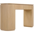 Meridian Furniture Astrid Natural Rubberwood Oak Veneer Console Table