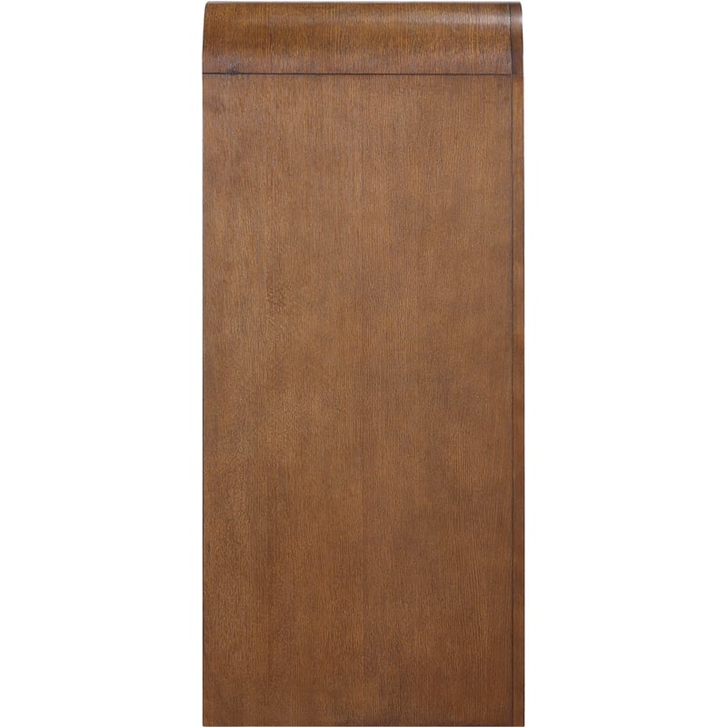 Meridian Furniture Giada Brown Oak And Ash Burl Veneer Chest