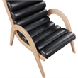 Meridian Furniture Randal Black Vegan Leather Accent Chair