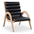 Meridian Furniture Randal Black Vegan Leather Accent Chair