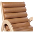 Meridian Furniture Randal Cognac Vegan Leather Accent Chair