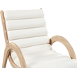 Meridian Furniture Randal Cream Vegan Leather Accent Chair