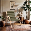 Meridian Furniture Randal Olive Vegan Leather Accent Chair