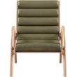 Meridian Furniture Randal Olive Vegan Leather Accent Chair