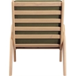 Meridian Furniture Randal Olive Vegan Leather Accent Chair