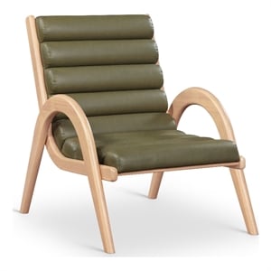 Meridian Furniture Randal Olive Vegan Leather Accent Chair