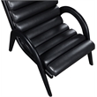 Meridian Furniture Randal Black Vegan Leather Accent Chair