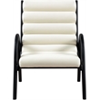Meridian Furniture Randal Cream Vegan Leather Accent Chair