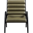 Meridian Furniture Randal Olive Vegan Leather Accent Chair