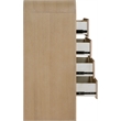 Meridian Furniture Giada Natural Oak And Ash Burl Veneer Chest