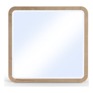 Meridian Furniture Giada Natural Oak And Ash Burl Veneer Mirror