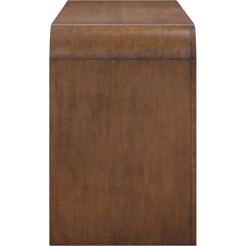 Meridian Furniture Giada Brown Oak And Ash Burl Veneer Dresser