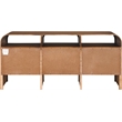 Meridian Furniture Giada Brown Oak And Ash Burl Veneer Dresser