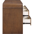 Meridian Furniture Giada Brown Oak And Ash Burl Veneer Dresser