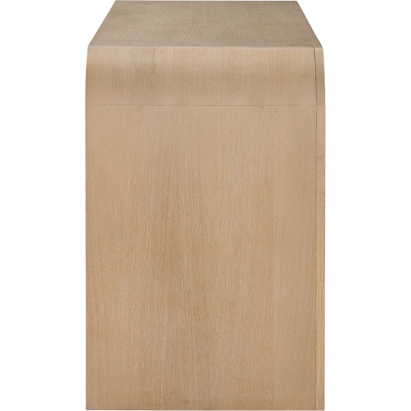 Meridian Furniture Giada Natural Oak And Ash Burl Veneer Dresser