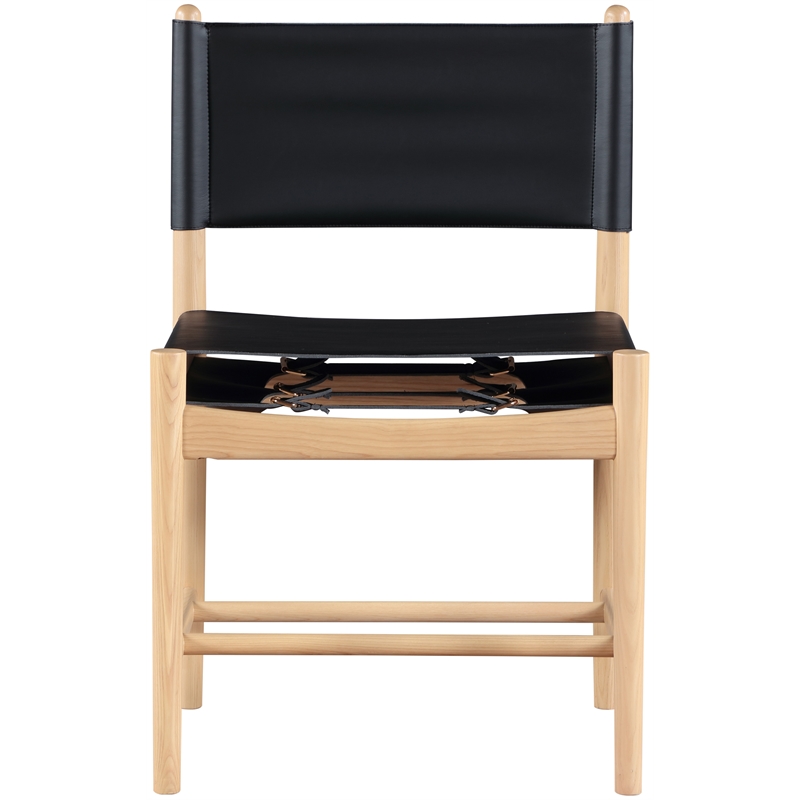 Meridian Furniture Rawlins Black Vegan Leather Dining Chair (Set of 2)