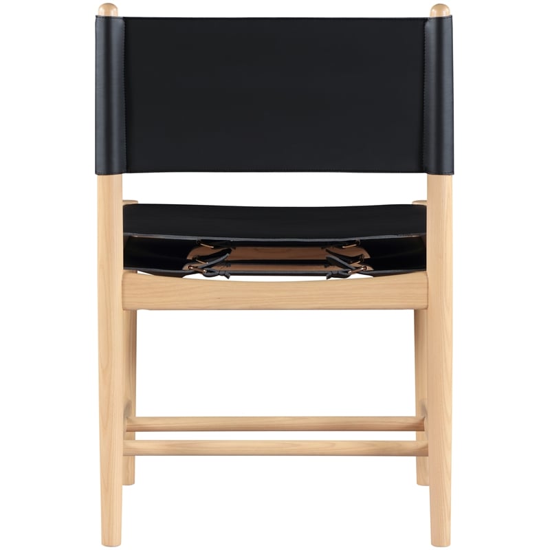 Meridian Furniture Rawlins Black Vegan Leather Dining Chair (Set of 2)