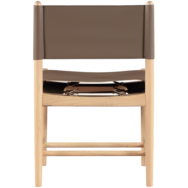 Meridian Furniture Rawlins Brown Vegan Leather Dining Chair (Set of 2)