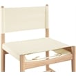 Meridian Furniture Rawlins Cream Vegan Leather Dining Chair (Set of 2)