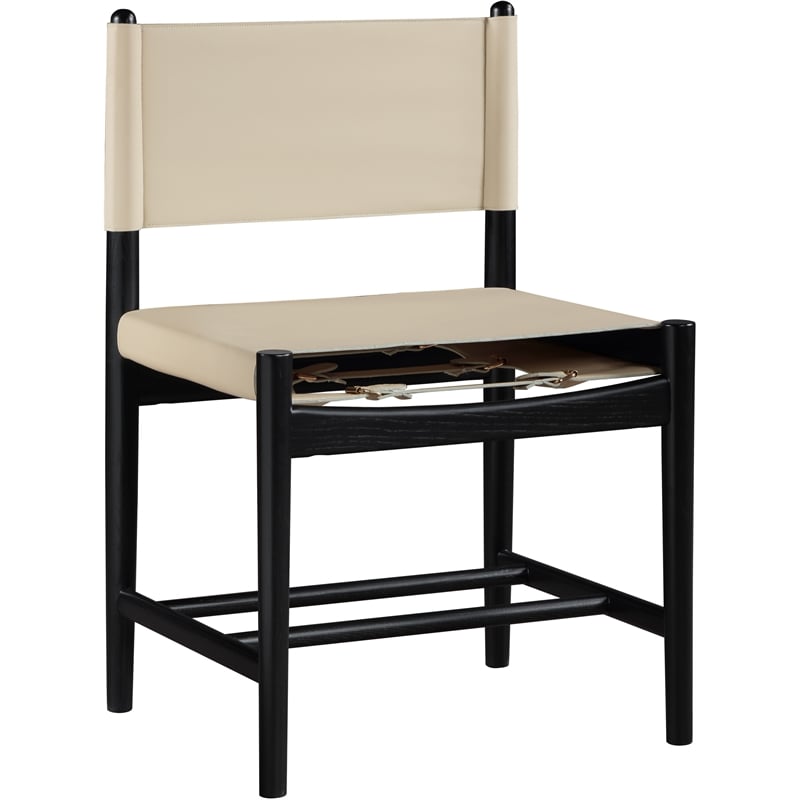 Meridian Furniture Rawlins Beige Vegan Leather Dining Chair (Set of 2)