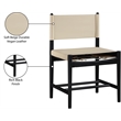Meridian Furniture Rawlins Beige Vegan Leather Dining Chair (Set of 2)