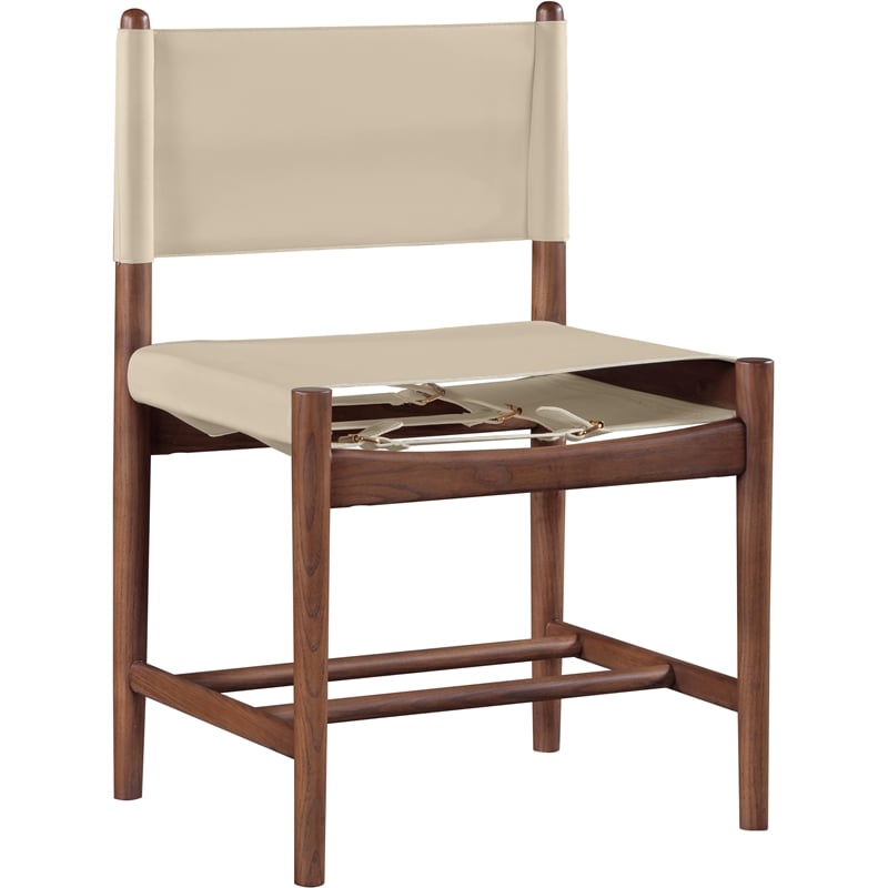Meridian Furniture Rawlins Beige Vegan Leather Dining Chair (Set of 2)