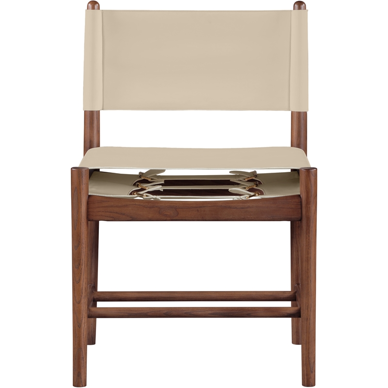 Meridian Furniture Rawlins Beige Vegan Leather Dining Chair (Set of 2)