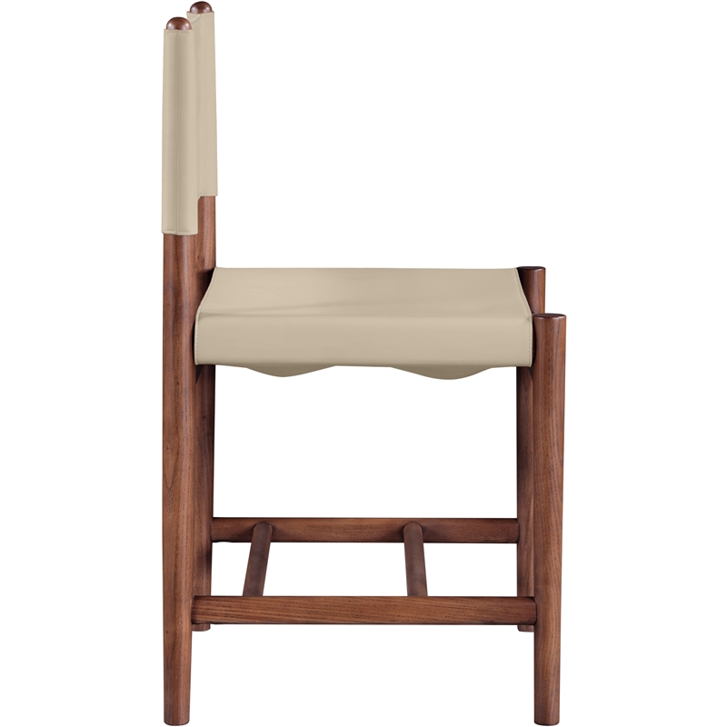 Meridian Furniture Rawlins Beige Vegan Leather Dining Chair (Set of 2)