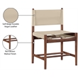 Meridian Furniture Rawlins Beige Vegan Leather Dining Chair (Set of 2)