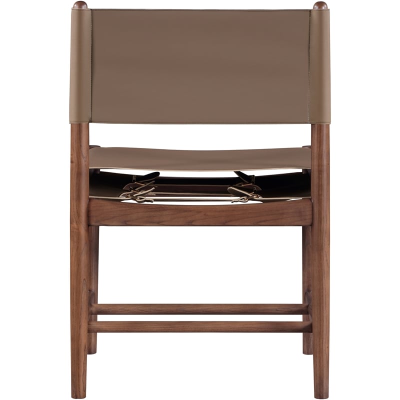 Meridian Furniture Rawlins Brown Vegan Leather Dining Chair (Set of 2)
