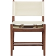 Meridian Furniture Rawlins Cream Vegan Leather Dining Chair (Set of 2)
