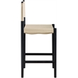 Meridian Furniture Rawlins Beige Vegan Leather Upholstered Counter Stool