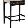Meridian Furniture Rawlins Beige Vegan Leather Upholstered Counter Stool