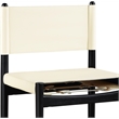 Meridian Furniture Rawlins Cream Vegan Leather Upholstered Counter Stool